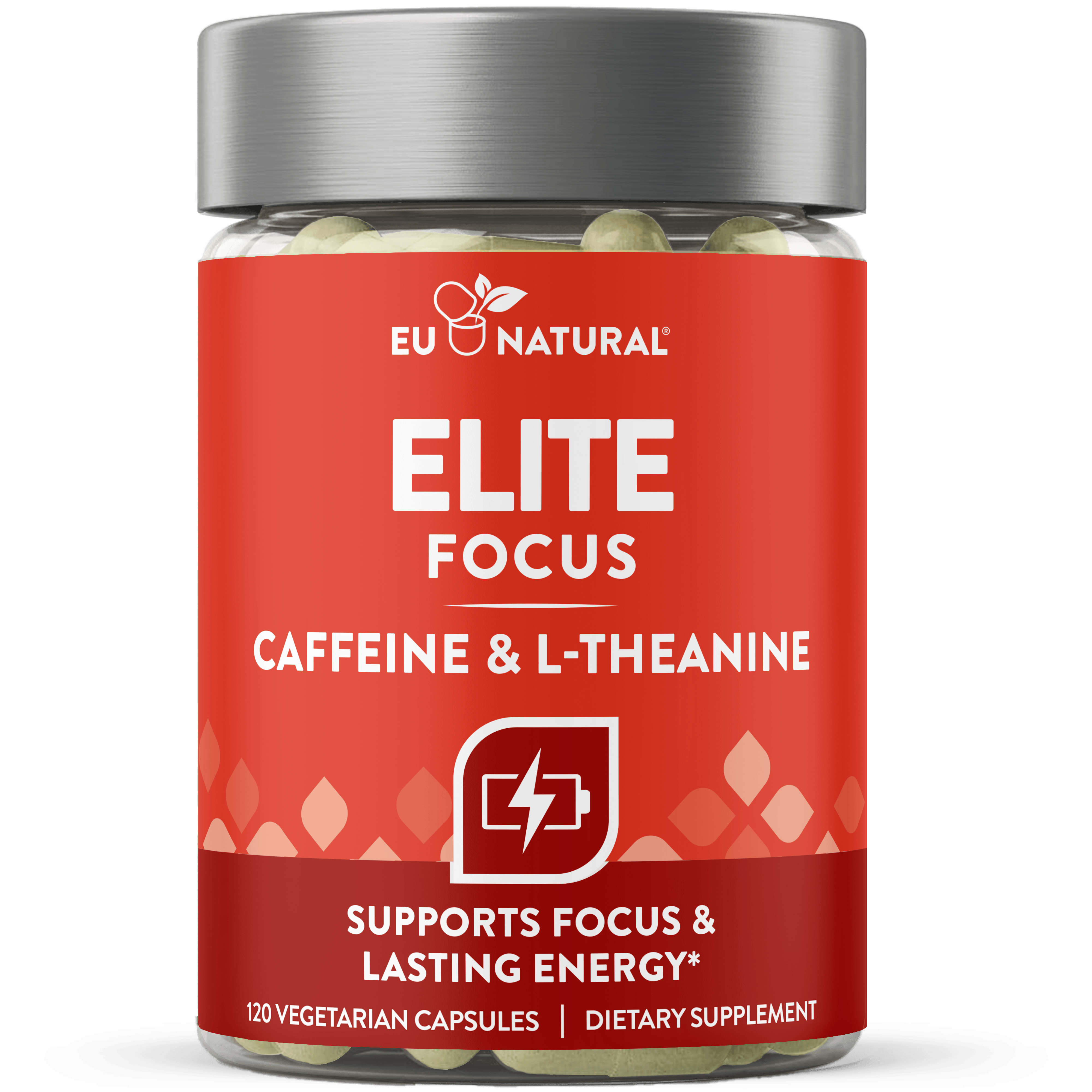 ELITE Caffeine L-Theanine Supplement – Eu Natural