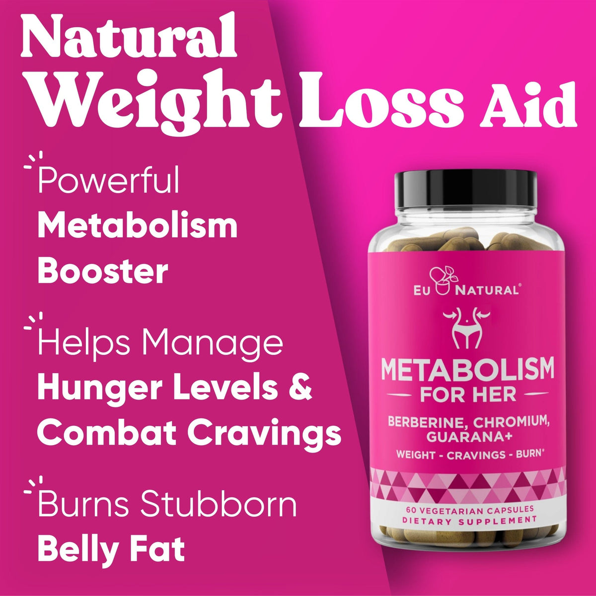 Eu Natural METABOLISM FOR HER Weight, Cravings, &amp; Fat Burn Support