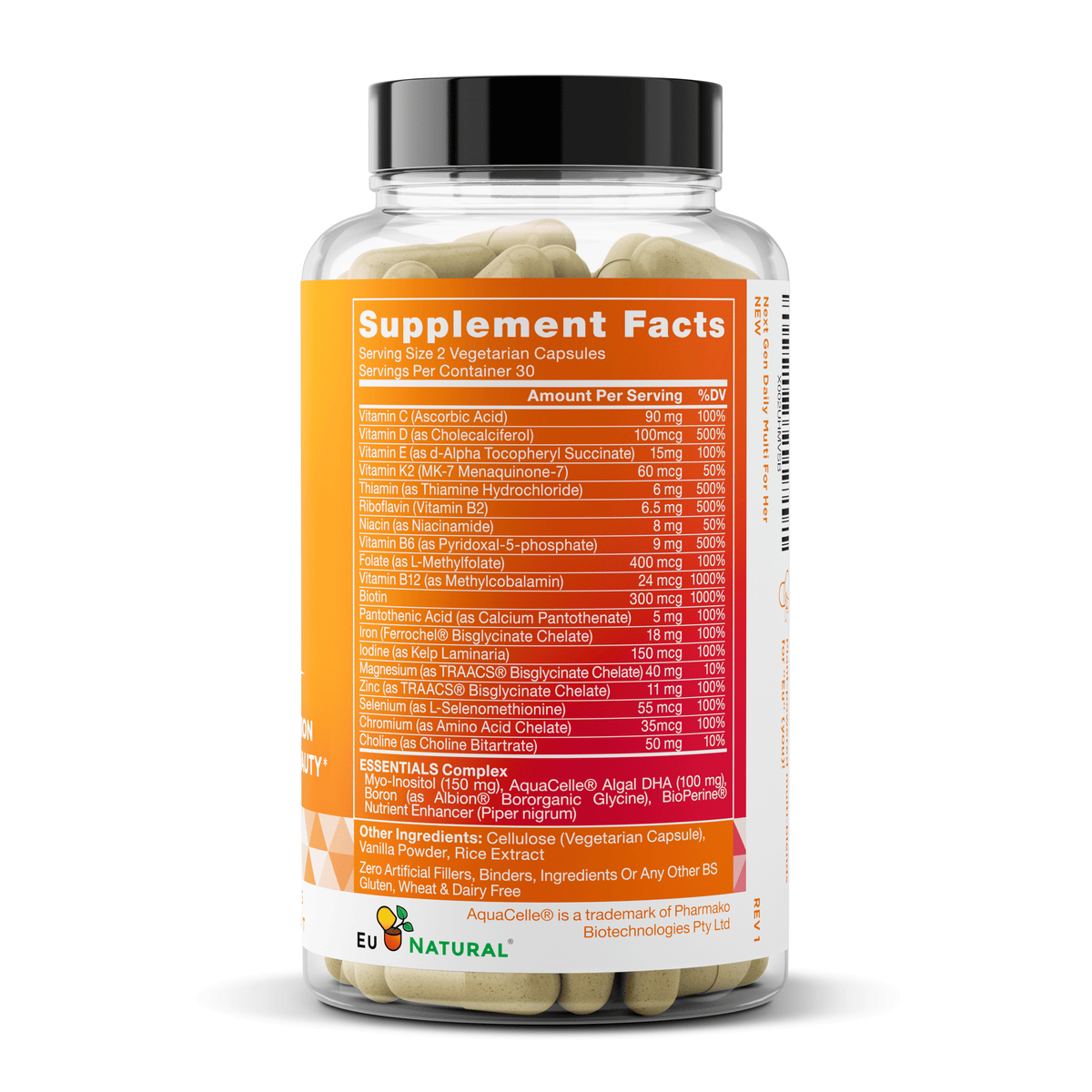 Eu Natural NEXT GEN FOR HER MULTIVITAMIN FOR WOMEN (formally known as ESSENTIALS, packaging may vary)