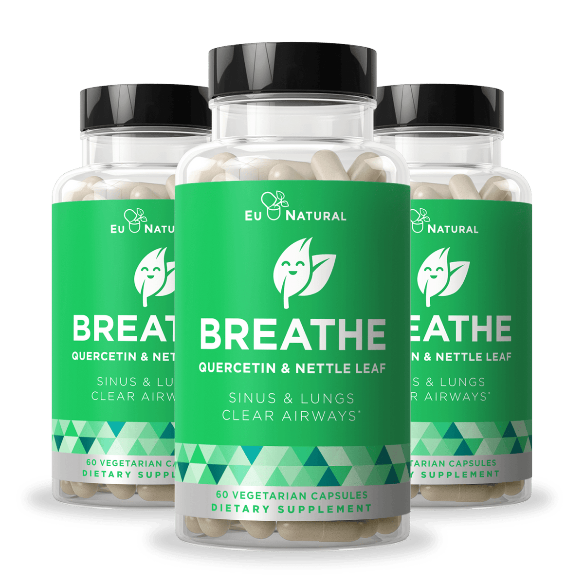 Eu Natural BREATHE Sinus &amp; Lungs Respiratory Health BOGO 50% Off (3 Pack)