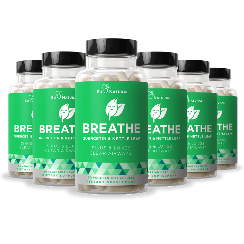 Eu Natural BREATHE Sinus & Lungs Respiratory Health BOGO 50% Off (6 Pack)