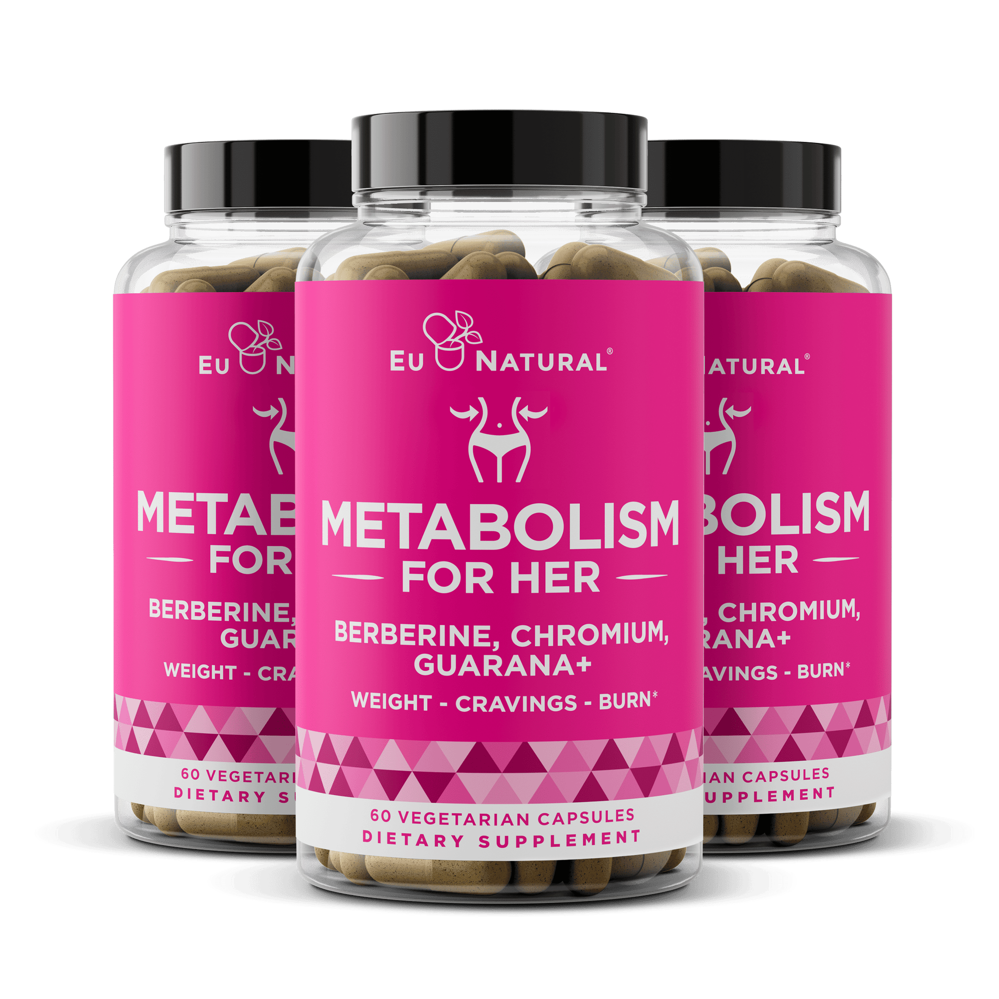 Eu Natural METABOLISM FOR HER – boost metabolism, control cravings, burn fat (3 pack)