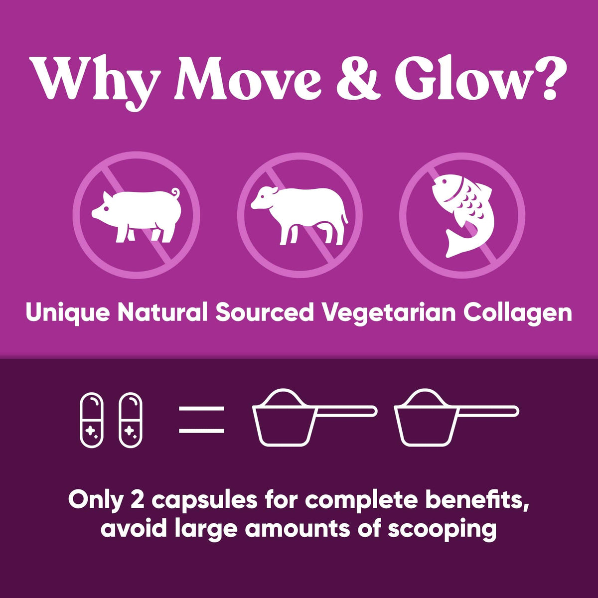 Eu Natural MOVE &amp; GLOW COLLAGEN – Vegetarian Collagen Blend (3 pack)