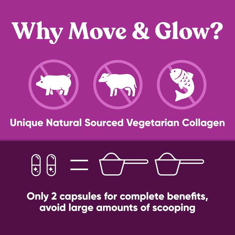 Eu Natural MOVE & GLOW COLLAGEN – Vegetarian Collagen Blend (6 pack)