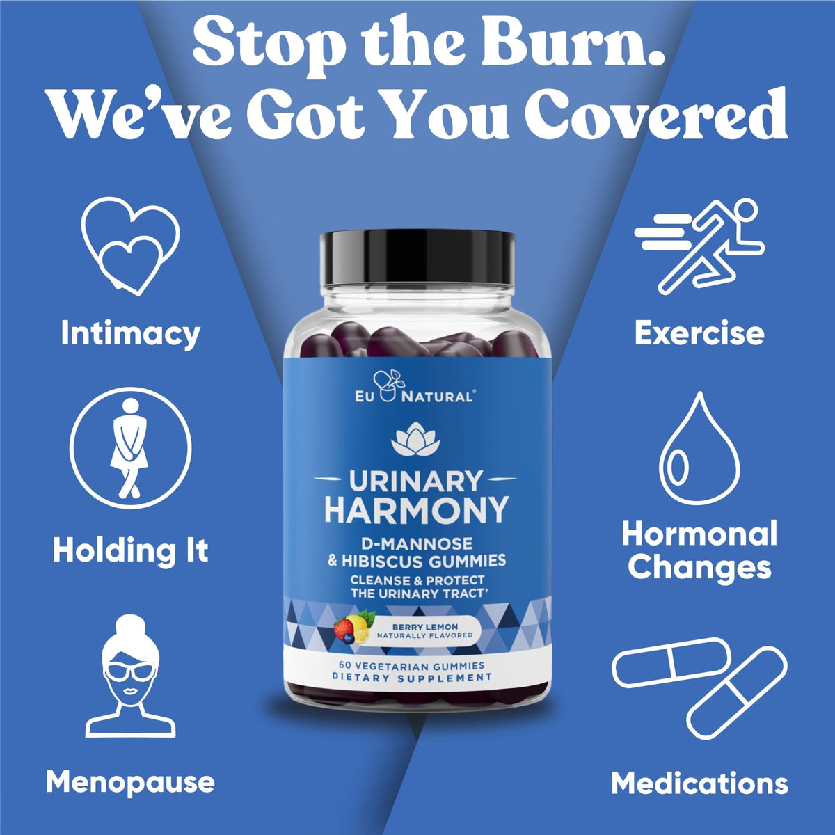 Eu Natural URINARY HARMONY GUMMIES  Cleanse &amp; Protection