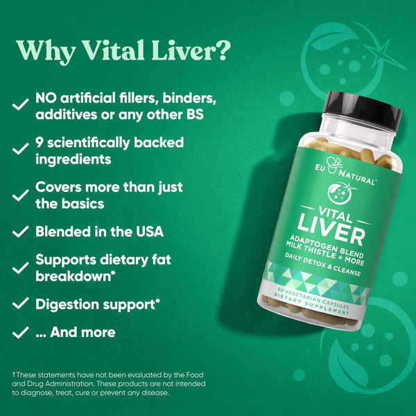 Vital Liver Detox and Cleanse Eu Natural