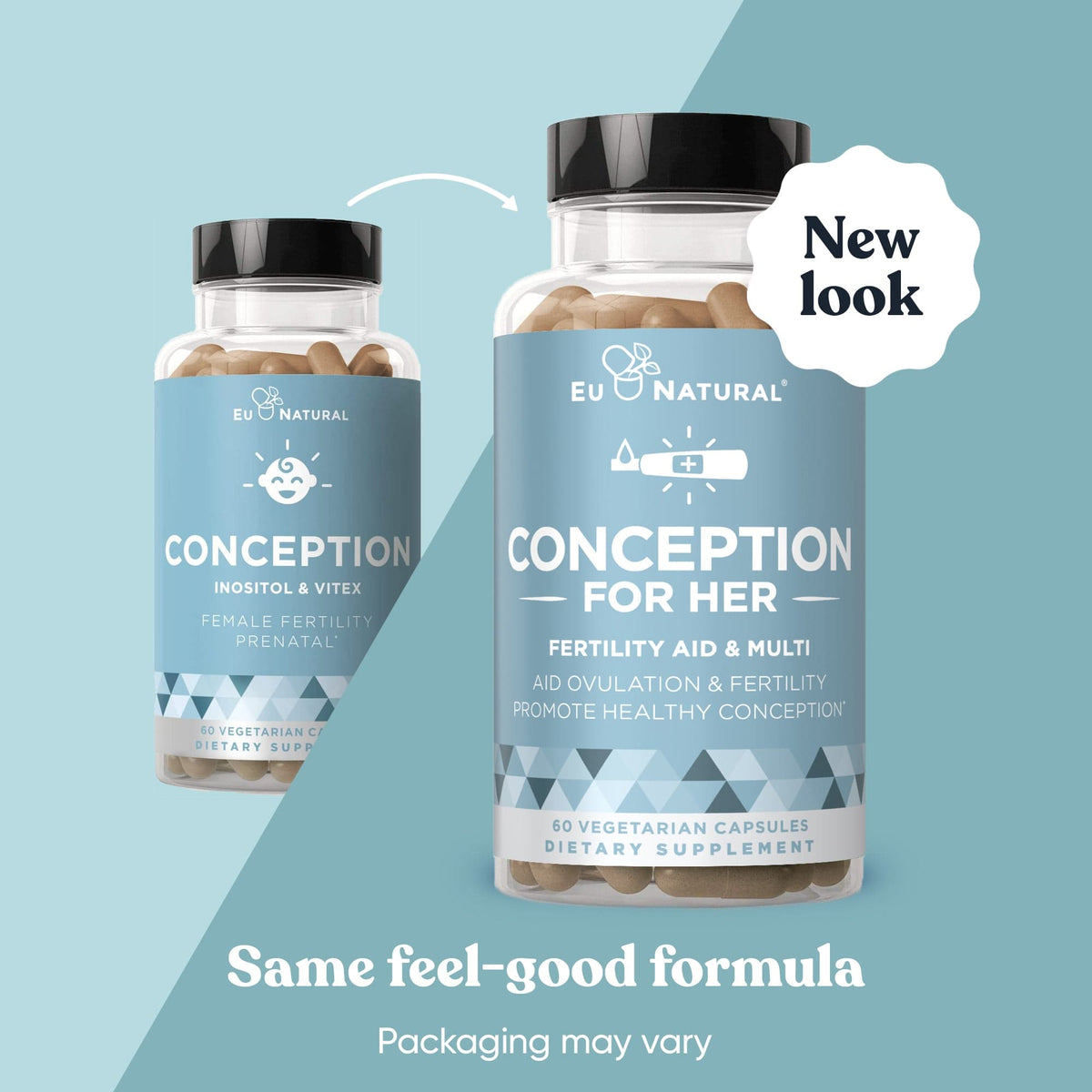 Eu Natural CONCEPTION FOR HER  Fertility Aid &amp; Multi (3 Pack)