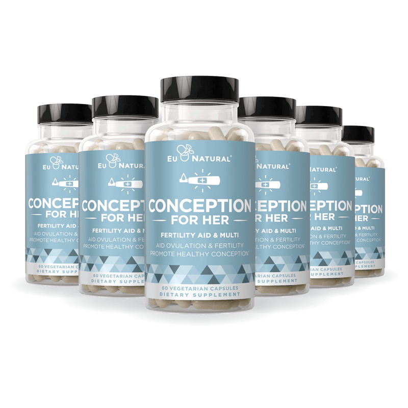 Eu Natural CONCEPTION FOR HER  Fertility Aid & Multi (6 Pack)