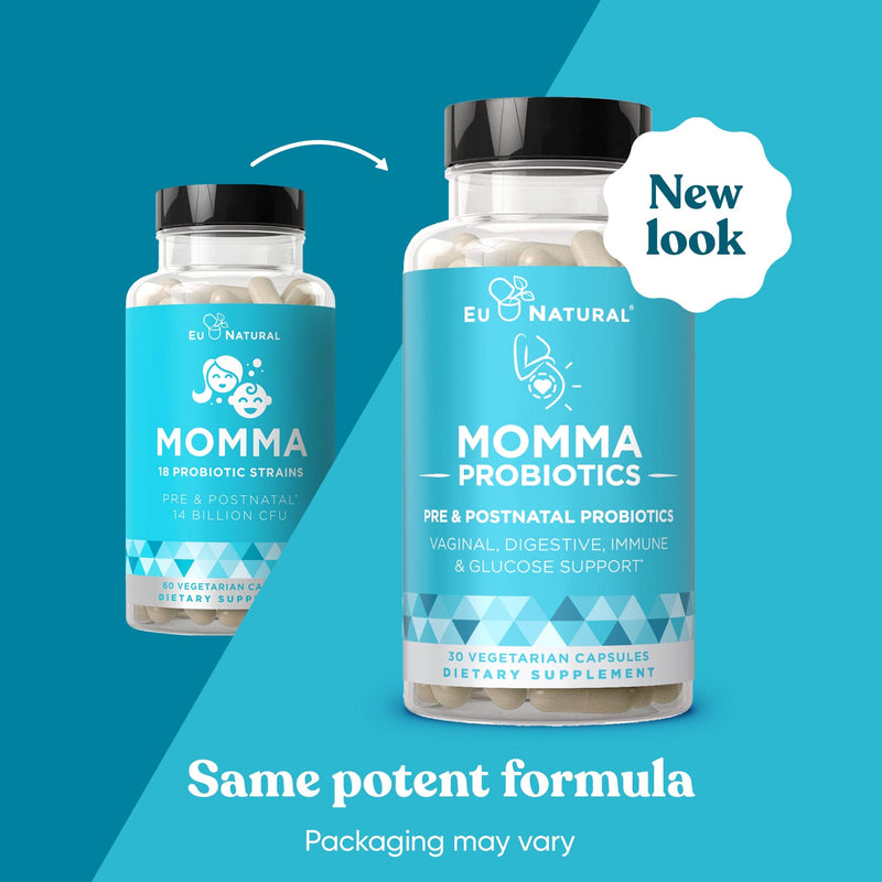 Eu Natural MOMMA PROBIOTICS  Probiotics For Every Stage of Motherhood (3 Pack)