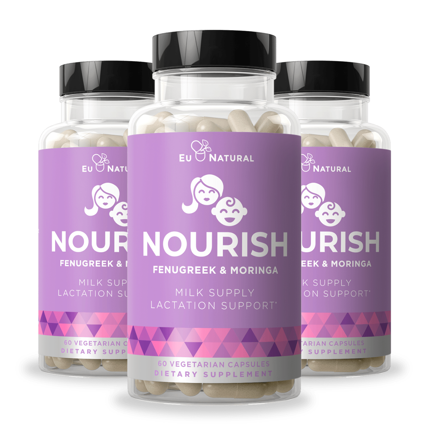 Eu Natural NOURISH Lactation Support Postnatal Vitamins (3 Pack)