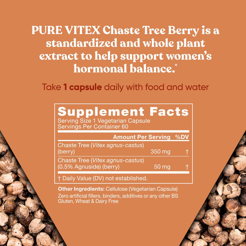 Eu Natural PURE VITEX <br>Chaste Tree Hormone & Estrogen Balance <br>(3 Pack)