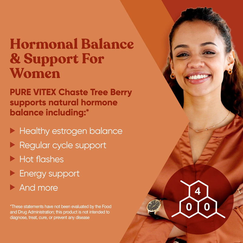Eu Natural PURE VITEX <br>Chaste Tree Hormone & Estrogen Balance <br>(3 Pack)