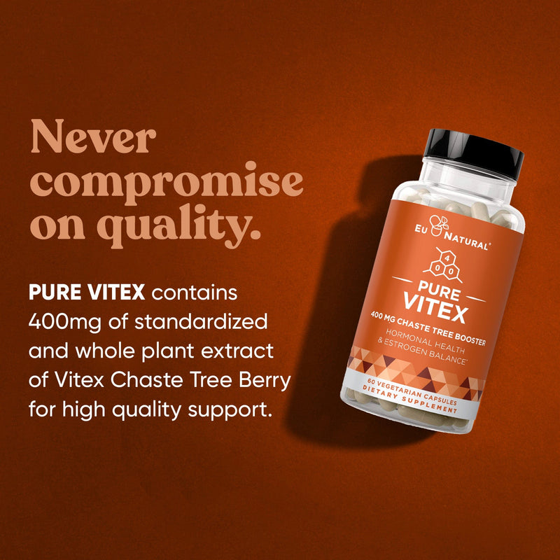 Eu Natural PURE VITEX <br>Chaste Tree Hormone & Estrogen Balance <br>(6 Pack)