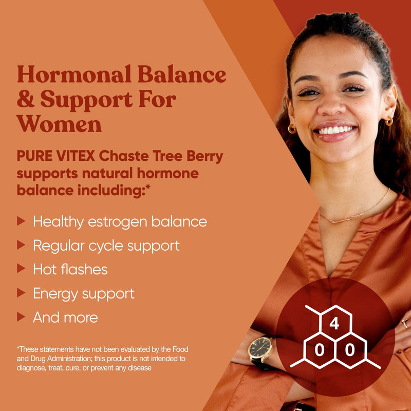 Eu Natural PURE VITEX <br>Chaste Tree Hormone & Estrogen Balance <br>(6 Pack)