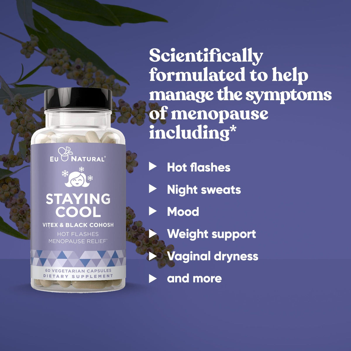 Eu Natural STAYING COOL &lt;br&gt;Total Hot Flash &amp; Menopause Relief
