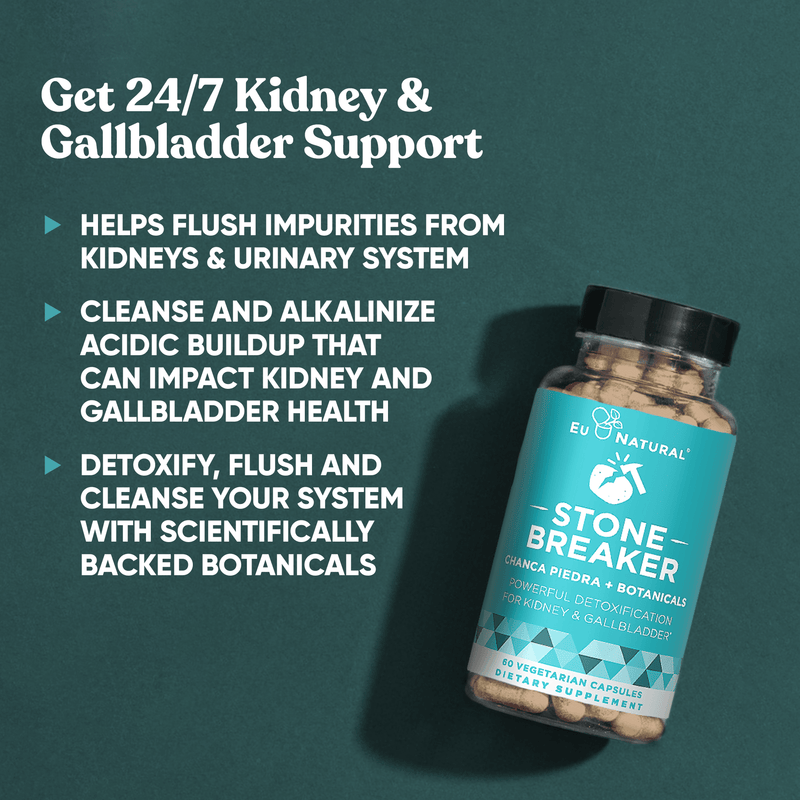 Eu Natural STONE BREAKER Kidney & Gallbladder Cleanse (3 Pack)
